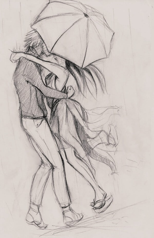 Valentines Day Drawing  How to Draw a Romantic Couple  Step by Step Pencil  Sketch  In this step by step drawing tutorial I have drawn a romantic  couple for the