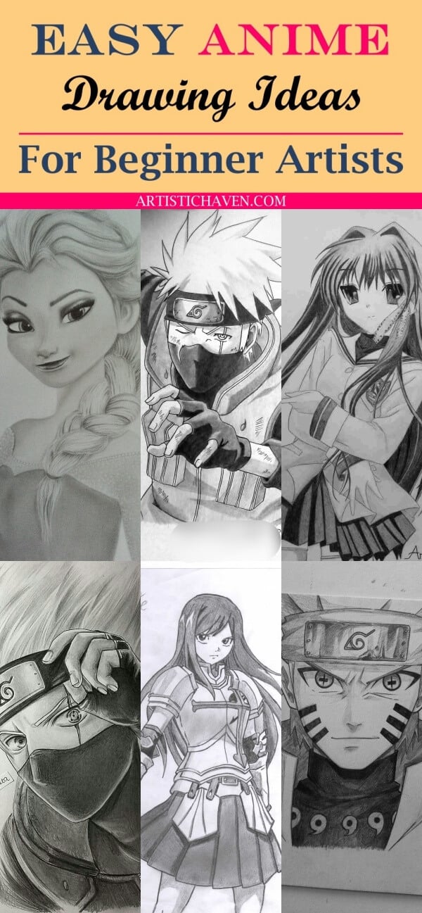 60 Easy Anime Drawing Ideas For Beginner Artists – Artistic Haven