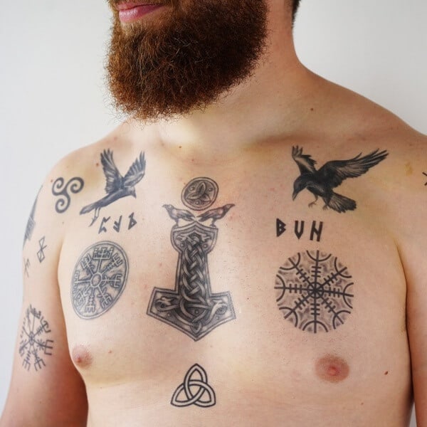 viking tattoos symbols