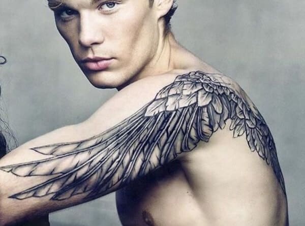 Tattoo Artist Flash Angel  Small Wings Tattoo On Chest HD Png Download   Transparent Png Image  PNGitem