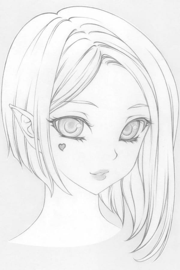 Artistic Tutorial Drawing Anime Characters Simple Anime Drawings Simple Anime  Drawings In Pencil Simple Anime Drawings For Beginners Simple Anime Eye  Drawings Easy Drawings Anime Wolfgif Simple  फट शयर