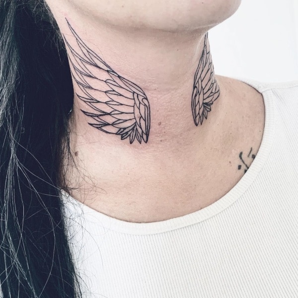 215 Trendy Neck Tattoos You Must See  Tattoo Me Now