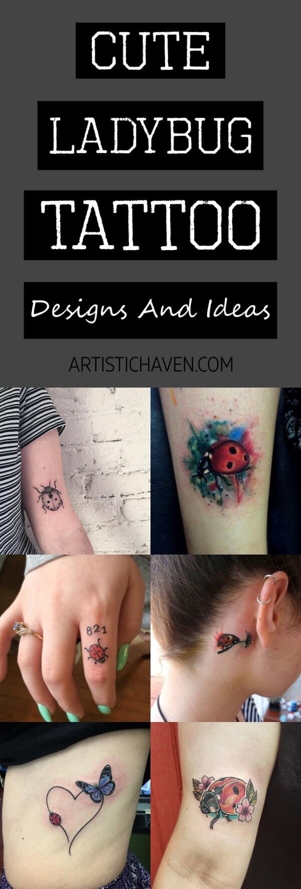 Flower butterfly and ladybug tattoo  Lady bug tattoo Beauty tattoos  Tattoos