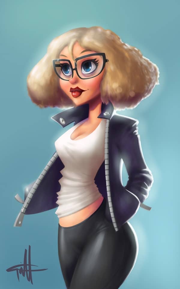 Famous Female Cartoon Characters With Glasses 7 
