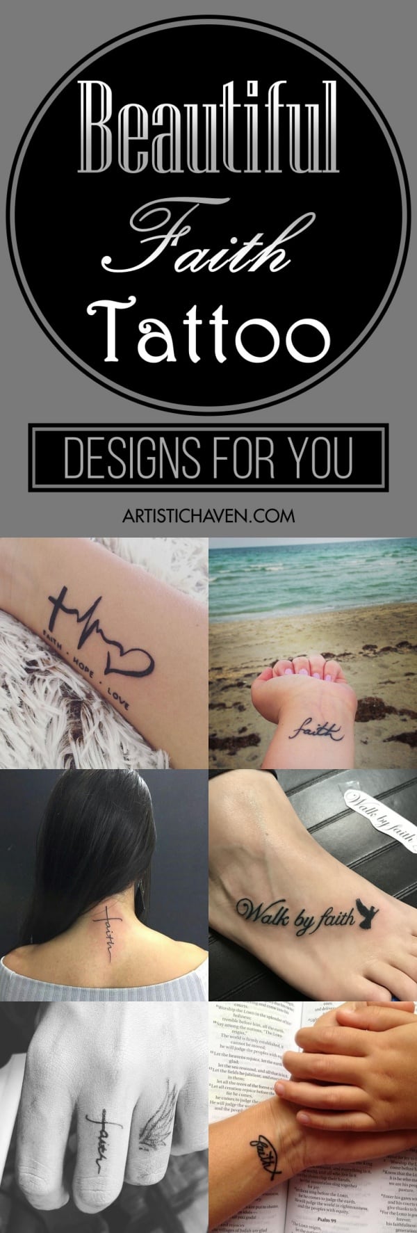 54 Beautiful Faith Tattoo Designs For You In 2022  Artistic Haven