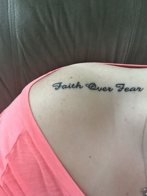10 Inspiring Faith Over Fear Tattoo Ideas for Men and Women