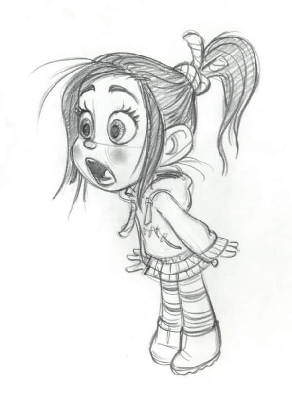 Draw cartoon character sketch and pencil drawings by Zjarts  Fiverr