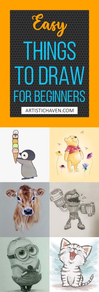 60 Easy Things To Draw For Beginners When Bored – Artistic Haven
