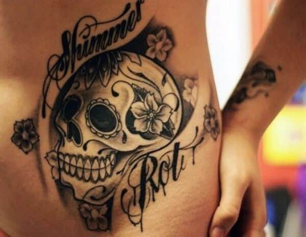 97 Best Skull Tattoos On Thigh  Tattoo Designs  TattoosBagcom